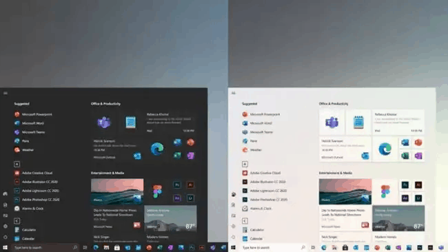 Windows 10 介面新設計曝光   圓角設計 + 分離開始選單