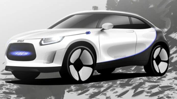 吉利、平治合作項目   Smart 純電 SUV 新車 9 月發表
