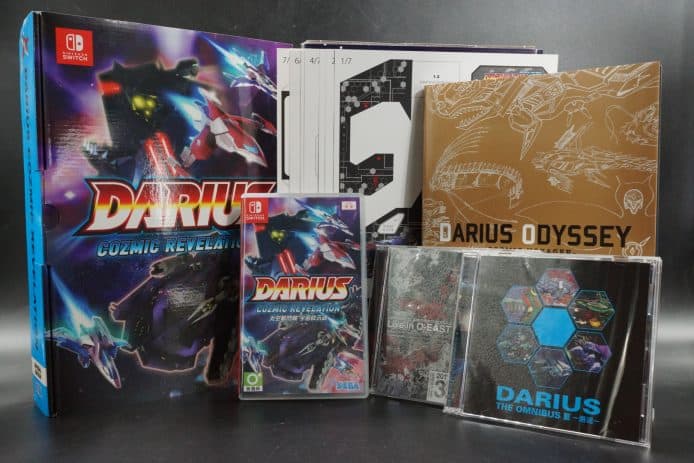 《太空戰鬥機 宇宙啟示錄》限定版開箱     資料集＋街機紙模型＋CD、DVD