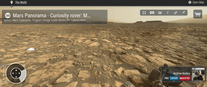 火星8K 360 VR全景影片【有片睇】美國好奇號出征第 3070 個火星日