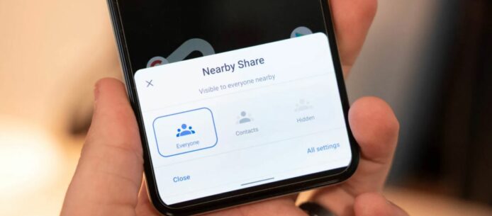 Google「Nearby Share」一按多人共享    5分鐘後自動關閉保私隱