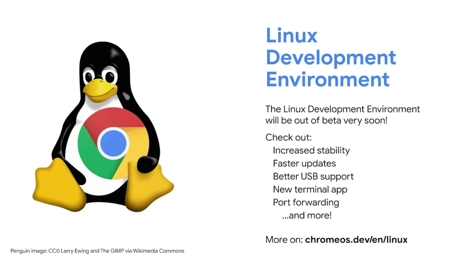 脫離 Beta 測試階段 Chrome OS 全面支援 Linux 程式