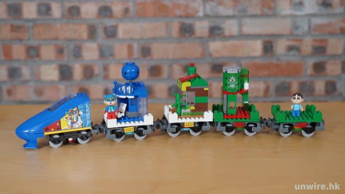 【開箱】蠟筆小新 LEGO 磁力火車開箱 火車造工細緻 + 公仔可愛