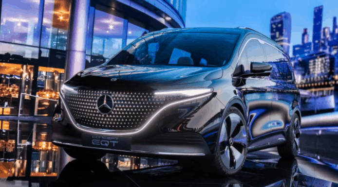 Benz EQT Concept 電動商用車     未來感強 + AI 學習系統