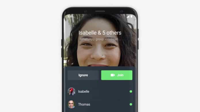 WhatsApp 推功能更新   用戶可隨時加入群組視像通話