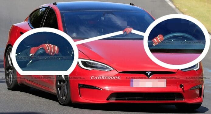 Tesla 挑戰紐布靈賽道   被揭 Model S Plaid 使用傳統軚環