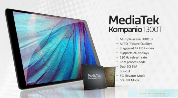 MediaTek Kompanio 1300T   特別為 Chromebook 平板專用 5G 處理器