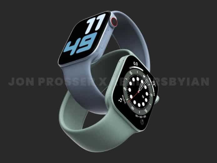 傳 Apple Watch 7 錶面屏幕加大    或改用更薄屏幕邊框