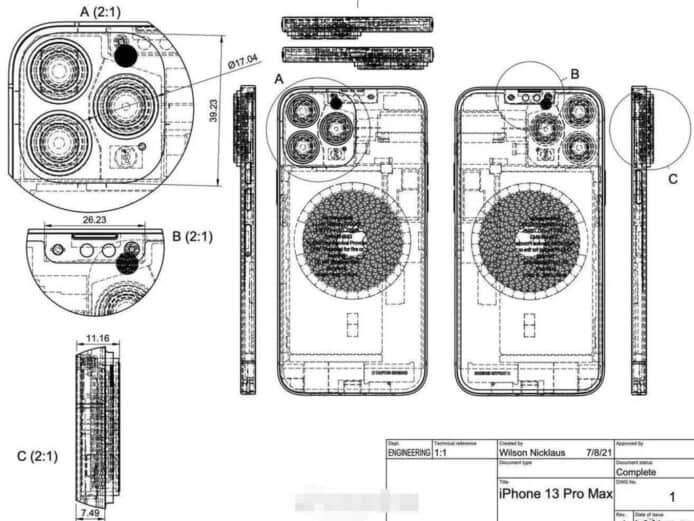 iPhone 13 保護殼設計曝光 估計將配置更大後置鏡頭+縮小M字額+機身加厚