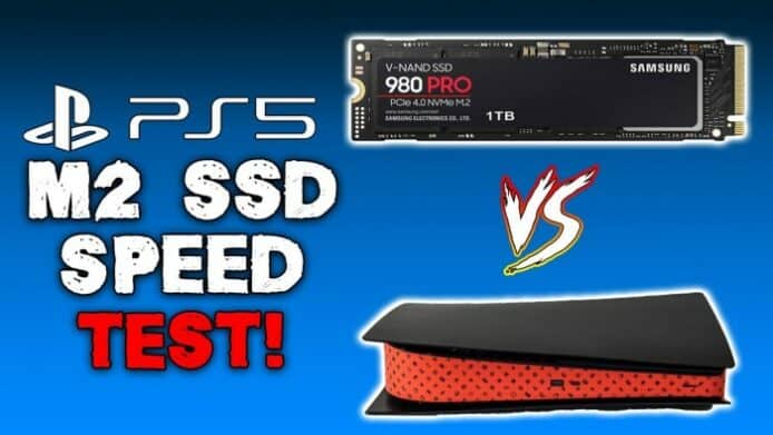 PS5 安裝 M.2 SSD 速度測試曝光【有片睇】外國 YouTuber：速度與內置SSD接近