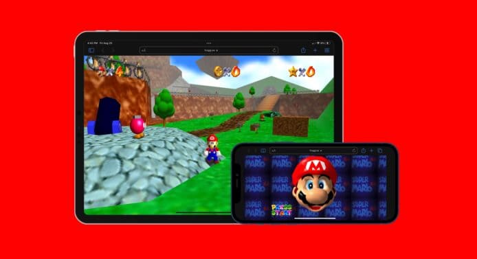 網民自製網頁版 Super Mario 64【有片睇】iPhone iPad 可用手掣玩
