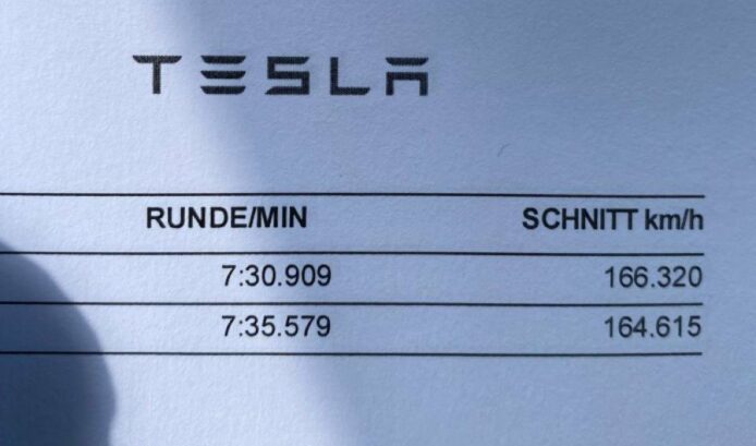 Tesla Model S Plaid 再刷新圈速記錄　7 分 30.9 秒完成德國 Nürburgring 賽道