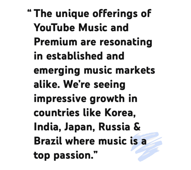 總訂閱人數超5000萬  YouTube音樂服務增長最快