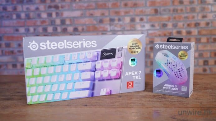 SteelSeries限量幽靈版電競鍵盤滑鼠  限量版配色 ＋ 超輕巧滑鼠