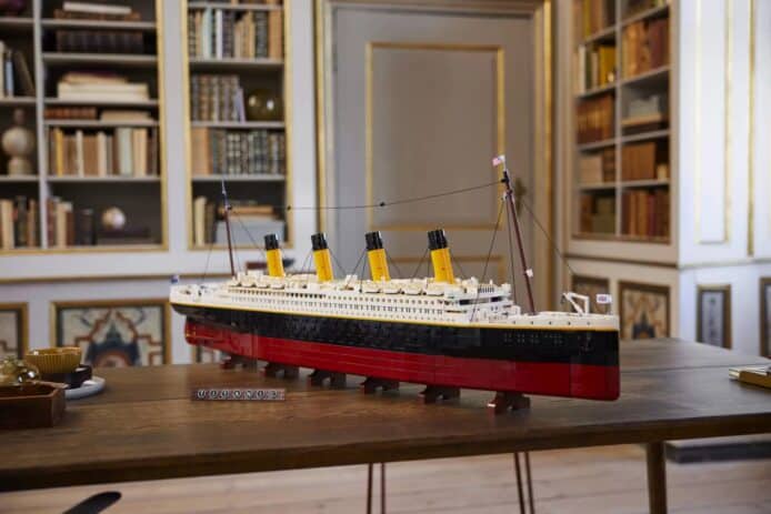LEGO 推鐵達尼號積木   全長 1.35 米逾 9,000 塊 11 月初發售