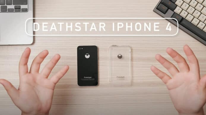 iPhone 4 原型機曝光   機背 Apple 標誌被《星戰》死星取代