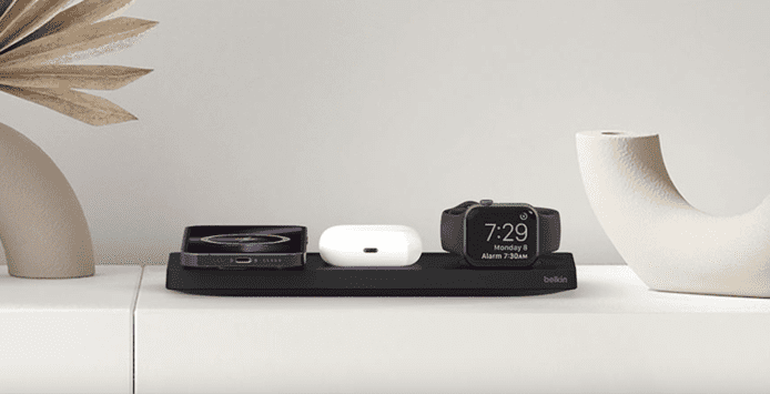 Belkin 新 3 合 1 無線充電板   支援 Apple Watch 7 快速充電