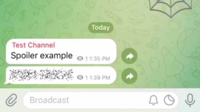 Telegram 宣佈開發新功能   可主動隱藏劇透內容