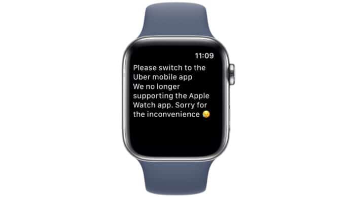 再有大公司放棄 watchOS 市場   Uber 停用 Apple Watch 程式