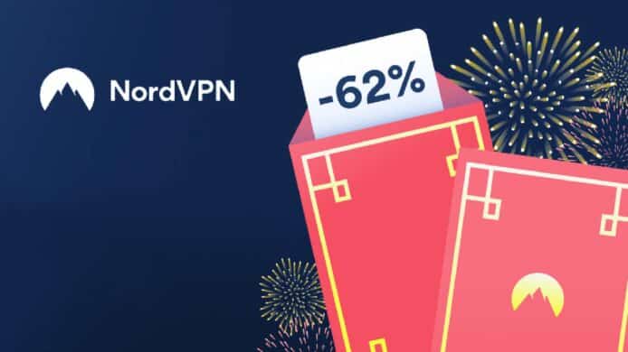 NordVPN 推虎年限時優惠　三八折 + 免費獲取一個月