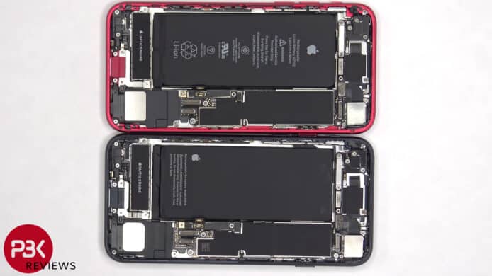 iPhone SE 3 拆機發現   電池容量稍微增加