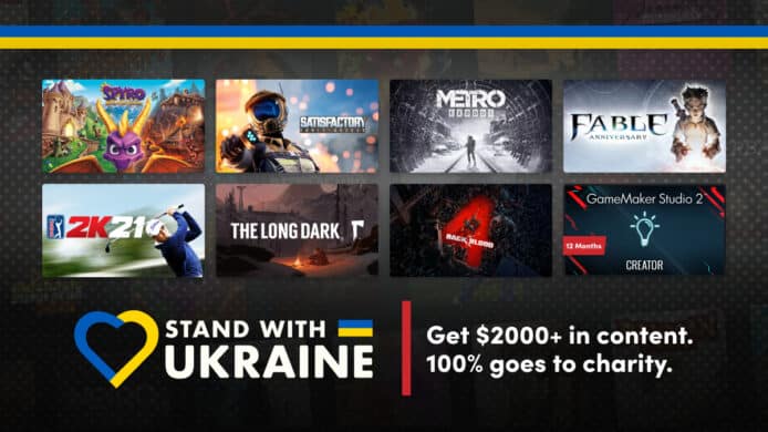 Humble Bundle 推支持烏克蘭套裝　低價入手遊戲兼支持人道援助