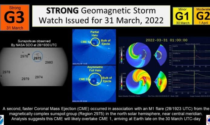 強勁地磁風暴明日抵達地球　有可能影響衛星系統