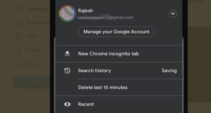 一鍵刪除最近 15 分鐘搜尋記錄　實用功能終於登陸 Android Google App