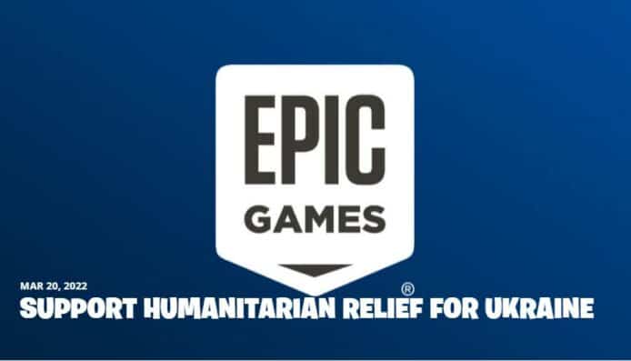 Epic Games 及 Microsoft 援助烏克蘭     捐出 Fortnite 收入予人道救援工作