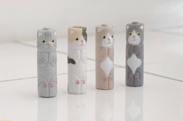日本推出貓貓電池玩具 「條狀」貓貓惹人發笑