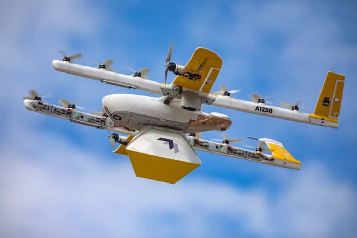 Alphabet 無人機美國送貨服務    可運 1.5 公斤貨物 + 飛行 10 公里