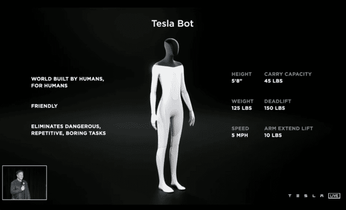 Tesla 機械人預計 2023 年生產     Elon Musk：安全地完成人類不想做的事