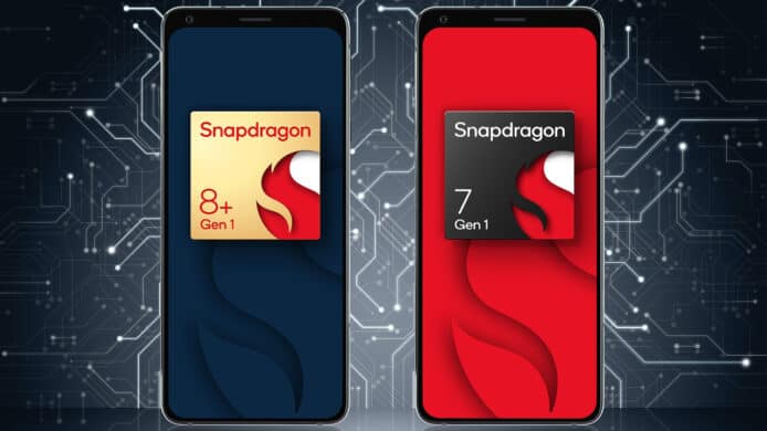 Qualcomm 兩款處理器   Snapdragon 8+ Gen 1 / 7 Gen 1 發表