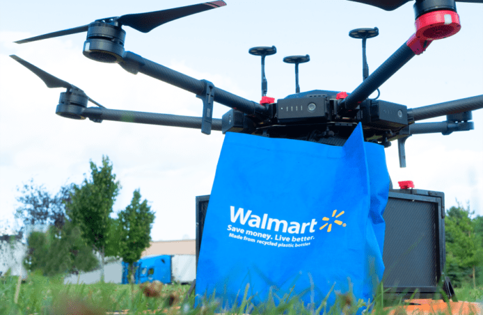 Walmart無人機送貨急速擴大  400萬戶落柯打30分鐘內可收貨