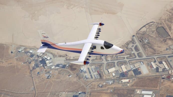 X-57 純電動飛機   美國太空總署今秋開始測試