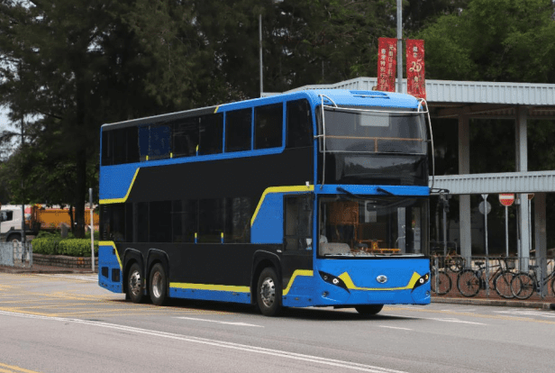 香港首部氫能雙層巴士抵港 　將與電能巴士一同試驗