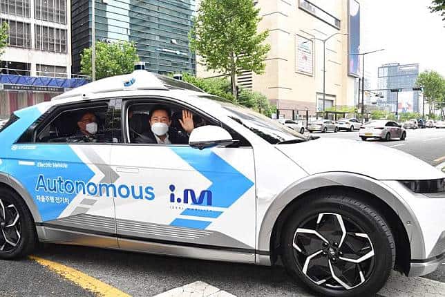 韓國無人駕駛叫車服務　  4 級自動駕駛 ＋ Hyundai Ioniq 5