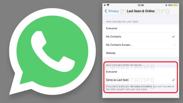 WhatsApp 開發新功能   用戶可完全隱藏在線狀態