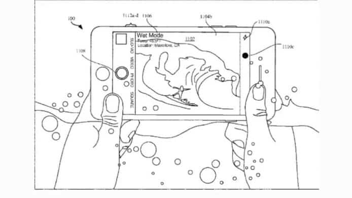 Apple 申請 iPhone 專利   提升濕水環境屏幕觸控能力