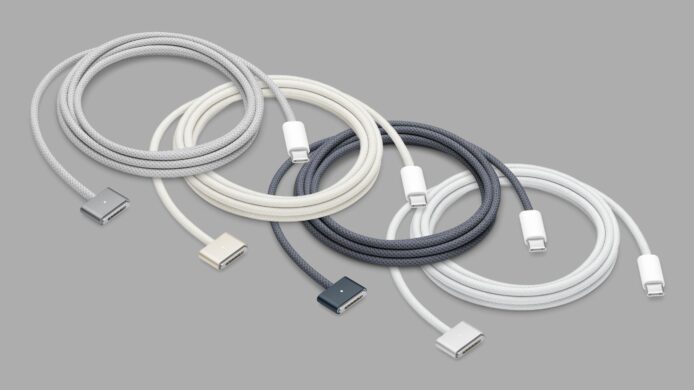 Apple 新 MagSafe 充電線獨立發售     採用 M2 MacBook Air 相同 4 色編織物料