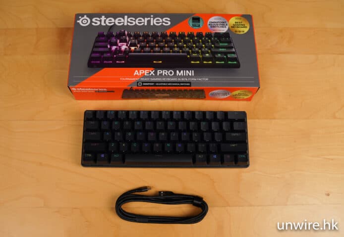 評測】SteelSeries Apex Pro Mini 鍵盤軟件控制按鍵觸發距離+ 隨時調整 