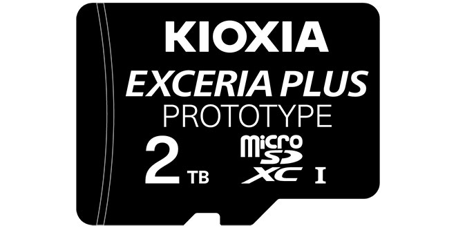 Kioxia 推出 2TB microSD 卡    16 個 128GB 晶片塞進細卡
