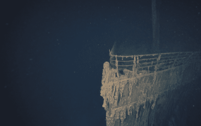 【有片睇】8K 拍攝鐵達尼號殘骸   發現船錨製造商等細節
