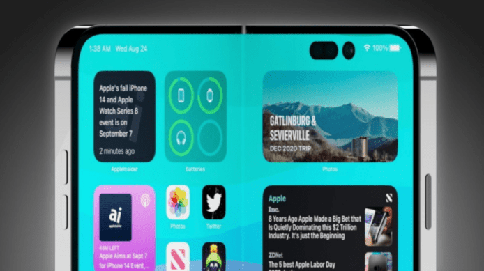 Apple 摺疊手機可修復摺痕   新專利揭螢幕中包含可「自癒」物料