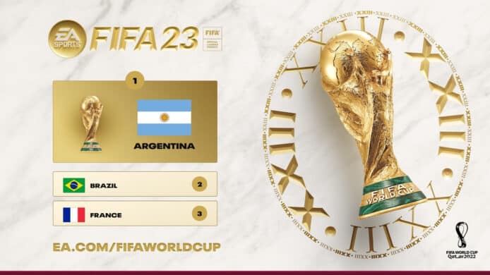 EA Sports 預測世界盃結果   阿根廷奪冠美斯成神射手