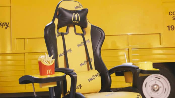 英國麥當勞宣傳新漢堡   送特製限量電競座椅