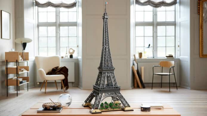 完成品接近 1.5 米高   LEGO 推出巴黎鐵塔積木套裝