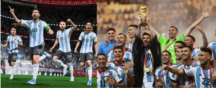 《FIFA 23》上月已預測阿根廷美斯奪冠     連續四次估中世界盃冠軍