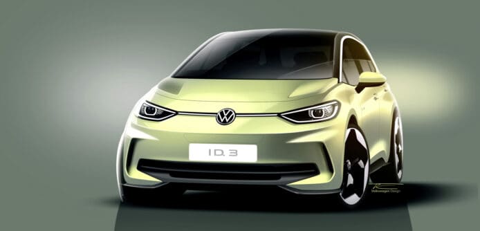 VW 預告下一代 ID.3 電動車　更成熟設計提升科技感