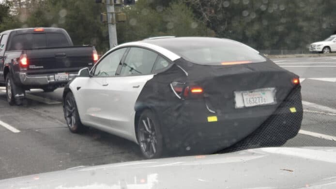 新版 Tesla Model 3 諜照曝光   代號 Highland 車價或 23 萬以下